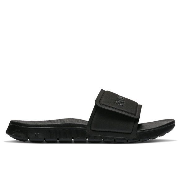 Hurley Mens Fusion 2 Slide Sandal Black 